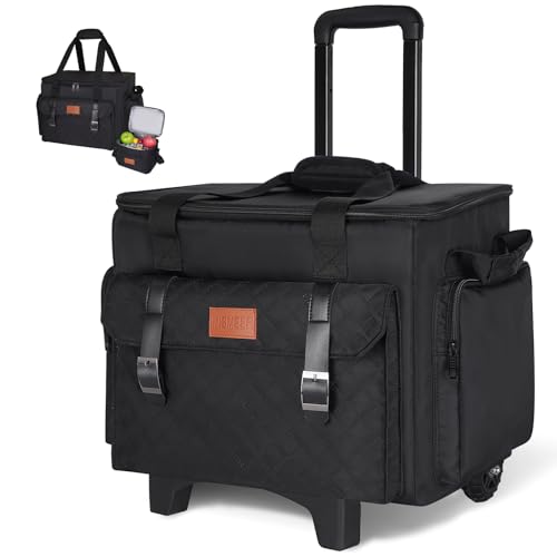 INSMEER Rolling Teacher Bag with Compartment for 15.6" Laptop