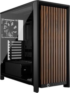 CORSAIR FRAME 4000D WOOD RS Modular Mid-Tower ATX PC Case – Wood Front Panel