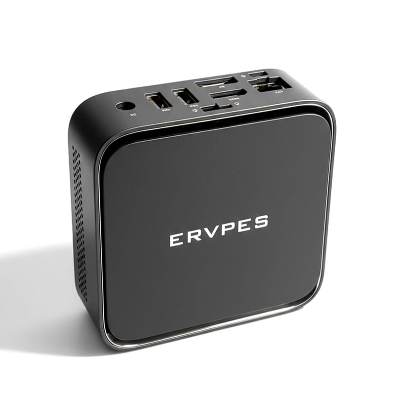 mini pc windows 11 pc E1 AMD R3 3250C (Up to 3.4GHz) 8GB RAM 256GB SSD Mini computer 4K Triple Display/HDMI+DP/WiFi/BT5.2 for Home/Business/School desktop pc