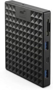 ModusTech Nexus 1TB Portable External Hard Drive with Built-In Docking Station -5-in-1 USBC Hub