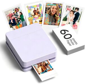 Nelko PP01 Portable Photo Printer with 60 Sheets