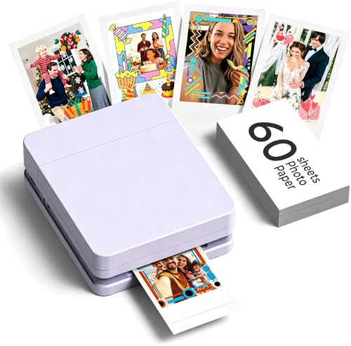 Nelko PP01 Portable Photo Printer with 60 Sheets