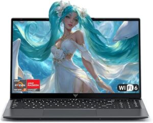 15.6" FHD Laptop with AMD Ryzen 5 7430U (Processor up to 4.3GHz) 8 C/16 T - 16GB RAM DDR4x2 512GB SSD Laptops Computer
