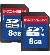 SD Card 8GB, SD Memory Card 8GB UHS-I SDHC U1 Class 10, High Speed Card for Digital Camera, Compu...