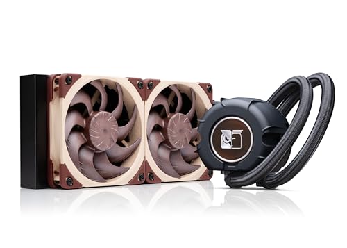 Noctua NL-LC1-24 240mm Quiet All-In-One (AIO) Water Cooler for AMD AM5 and Intel LGA1851/LGA1700 CPUs (Black