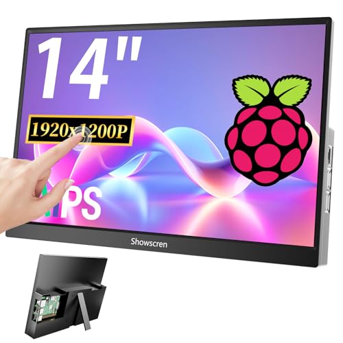 14inch Touchscreen Monitor for Raspberry Pi 5/4B/3B+/3B Screen