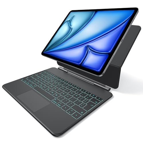 OMOTON Magnetic Keyboard Case for iPad Air 13 inch 2026 M4/M3/M2