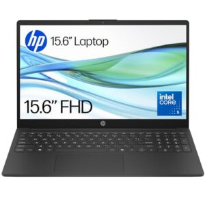 HP 15.6" Laptop | Intel Core™ 5 120U Processor | 16 GB RAM | 512 GB SSD | Intel Graphics | FHD Anti-Glare Display | Windows 11 Home | Fast Charge | Jet Black | 15-fd0005sa