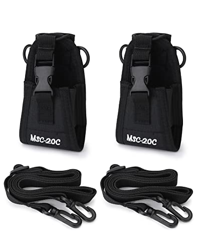 QWORK® 2 Pcs Radio Pouch