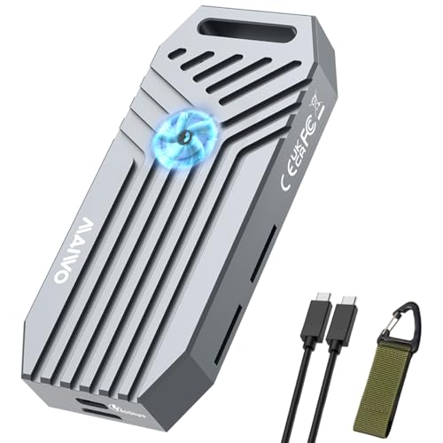 40Gbps Thunderbolt M.2 NVMe SSD Enclosure with Cooling Fan