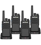 Retevis RT668D Walkie Talkies 4 Pack Professional, Digital 2 Way Radio PMR446 License-Free, 256CH...