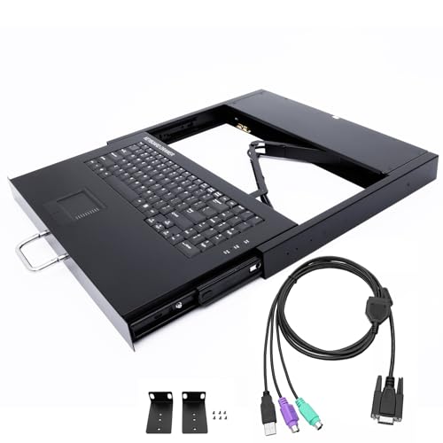 1U Rackmount Keyboard with Touchpad