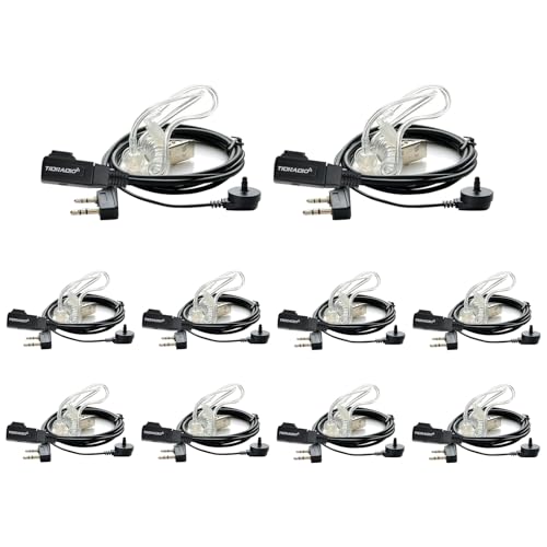 TIDRADIO Radio Earpiece(10 Pack)