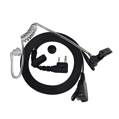 HYS 2 Pin Radio Earpiece Compatible with Kenwood Baofeng UV-5R