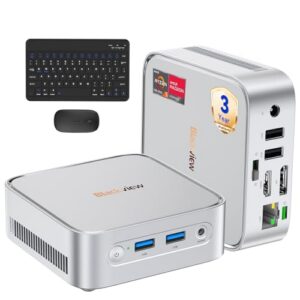 【3 Years Guarantee】Blackview MP50 Radeon Vega 8 Graphics Mini PC with Mouse and Keyboard