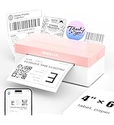 Rongta Bluetooth Thermal Shipping Label Printer, Wireless 4x6 Label Printer for Postage, Address,...