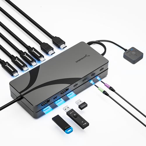 SABRENT KVM Switch for 3 Computers