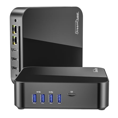 DreamQuest Ultra Fast Mini PC Windows 11 Pro Preinstalled