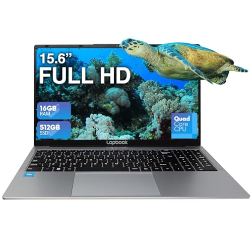 15.6" Full HD Laptop - 16GB RAM 512GB M.2 SSD Windows 11 Home