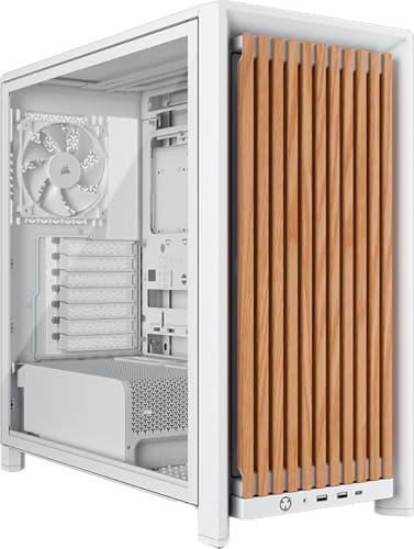 CORSAIR FRAME 4000D WOOD RS Modular Mid-Tower ATX PC Case – Wood Front Panel