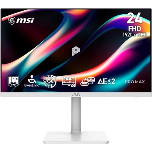MSI PRO MAX 241PHW E14 24-Inch FHD 1920x1080 Computer Monitor