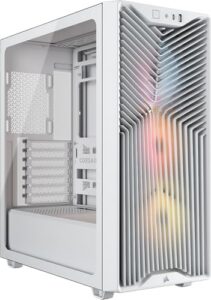 CORSAIR 3200D RS ARGB Mid-Tower PC Case – 3x RS120 ARGB PWM Fans Included