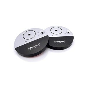 WER Doberman Security Slim Loud 100dB Alarm and Vibration Sensors-Modern & Ultra-Thin Design Compatible with Home