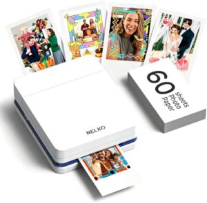 Nelko PP01 Portable Photo Printer with 60 Sheets