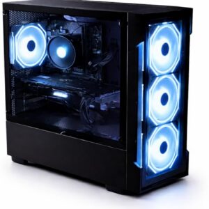 OTZ Apex 8.9 Gaming PC Intel Core i7 8700 Desktop Computer 16GB DDR4 Ram 500GB SSD + 1TB HDD Windows 11 High Performance 6 Cores Gaming PC Nvidia Graphics (Dedicated