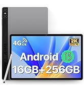 UMIDIGI Android 14 Tablet, 11 Inch Tablets, 8G((4+4)+256GB/TF 1TB, 4G Android Tablets with Sim Ca...