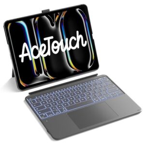 Inateck AceTouch Keyboard Case for iPad Pro 13 inch M5 2025/M4 2024