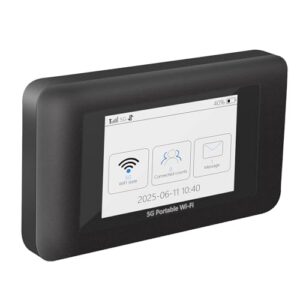 5G Wi-Fi 6 eSIM Mobile Hotspot/Portable Wifi Hotspot with Nano Sim Slot - Up to 2.7Gbps