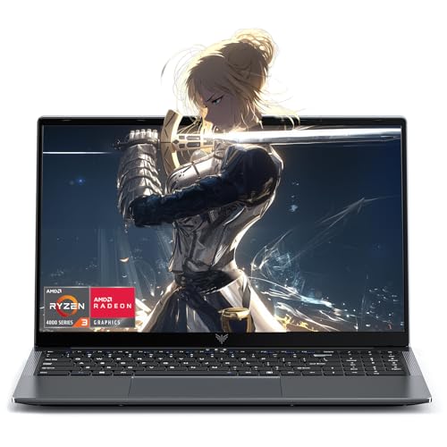 2026 15.6 Inch Laptop with Ryzen 4300U Processor up to 3.7GHz (Beat N100/N150) 16GB RAM DDR4 + 512GB M.2 SSD with 11 Pro Installed