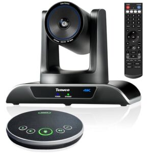 Tenveo 4K PTZ Conference Camera System with Bluetooth Speakerphone