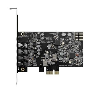 CREATIVE Sound Blaster Audigy Fx Pro Hi-res PCI-e Sound Card with 7.1 Discrete and Virtual Surround