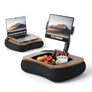 LULULOOK Tablet Pillow Stand & Lap desk Lap tray with Beanbag Adjustable Arm is a 360°Adjustable kindle Pillow Stand used for Hands Free
