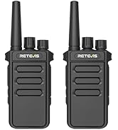 Retevis RB658 Walkie Talkies with Wireless Earpiece, 2 Way Radio, APP Control, 1800mAh, AI Noise ...