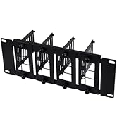 GeeekPi 10-inch 2U Adjustable Depth DIN Rail Mount Bracket for DeskPi RackMate T1/T0/T2/T0 Plus/T...