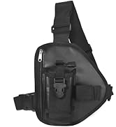 HYSHIKRA Universal Molle Pouch, Nylon Holder with Molle System Chest Molle Bag for Outdoor Milit...