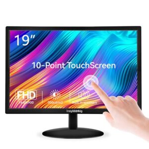 Touchscreen Monitor 19 Inch FHD 1440 x 900 Multi-Touch Screen Dual Speakers HDMI VGA Type-B 60Hz