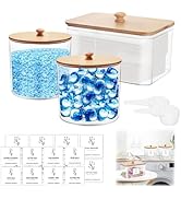 BlyeMichdi Wood Cutlery Holder Set,3 pcs kitchen Utensils Holder Cutlery Organiser with Tray, Dec...