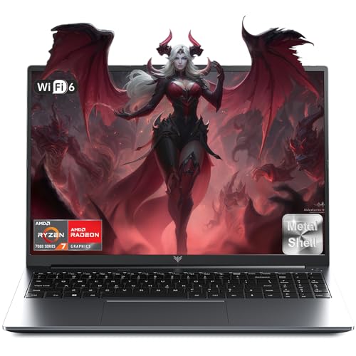 16.1" Gaming Laptop with AMD Ryzen 7 H255 Processor up to 4.9GHz (Beat 13th i7-13800H)