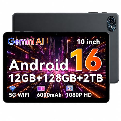 10 Inch Android 16 Tablet with GEMINI AI 2.0
