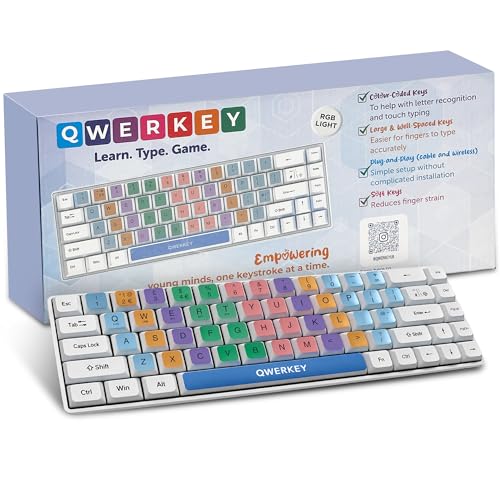 Colour Coded Keyboard for Kids - Perfect for Learning