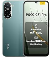 POCO C81 Pro Smartphone 4+256 GB, Massive 6000mAh Battery,120Hz High Refresh Rate, Immersive 6.9