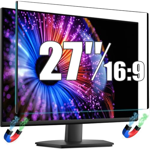 27 Inch Magnetic Computer Screen Protector Blue Light and Anti Glare Filter
