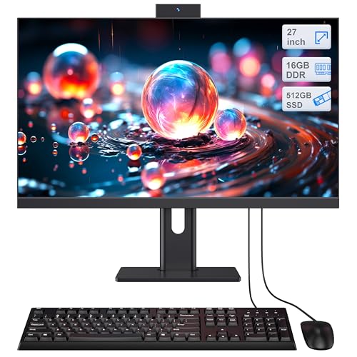 27” All-in-One Computer 4 Cores Full HD Display