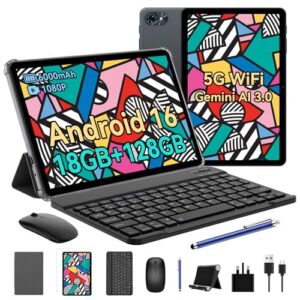 Android 16 Tablet 10 Inch - Gemini AI 3.0 Android Tablets 18GB+128GB/2TB