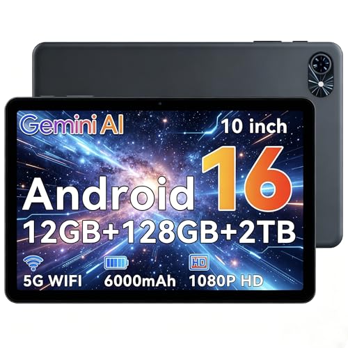10 Inch Android 16 Tablet with GEMINI AI 2.0