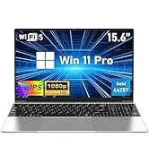 FUNYET Laptop, Notebook 15.6 Inch 8GB RAM 256GB SSD, 4425Y Processor, FHD 1920 x 1080 Display, Su...